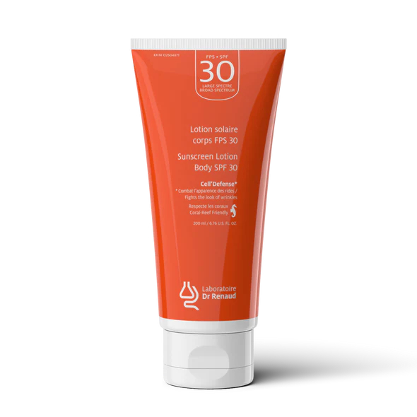 cell'defense sunscreen body lotion spf 30 broad spectrum